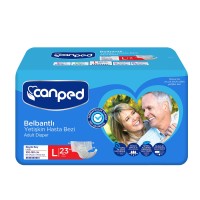 Canped Belbantlı Hasta Bezi Büyük Boy Large 23 Adet